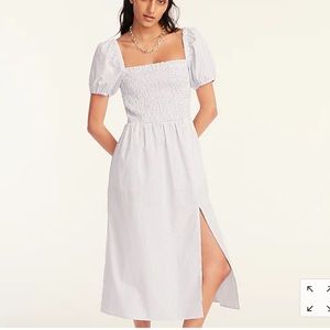 JCrew Smocked Dress NWT